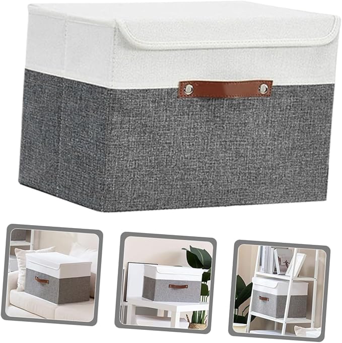 Clothes Organizer Bin Capacity Storage Box Cover for Wardrobe Toys and Books Multi-purpose Storage for Home Organization