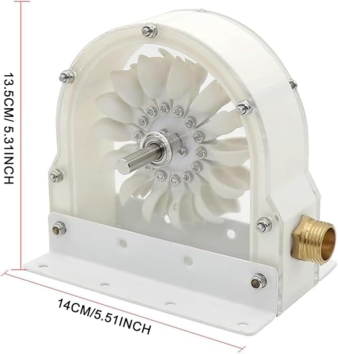 High Efficiency Pelton Turbine Impact Hydraulic Runner Bucket Wheel Multi-Purpose Diy Hydraulic Generator Multifunction High Efficiency Pelton Water Turbine Impact Water Wheel Bucket Wheel