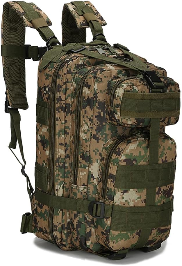 Military Tactical Backpack Rucksacks 3 Day Assault Pack Bag for Hunting Trekking Camping Outdoor (Jungle Digital)