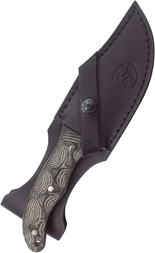 Condor Tool &amp Knife Little Bowie Knife 1075 High Carbon Steel 10 in Overall Length Leather Sheath