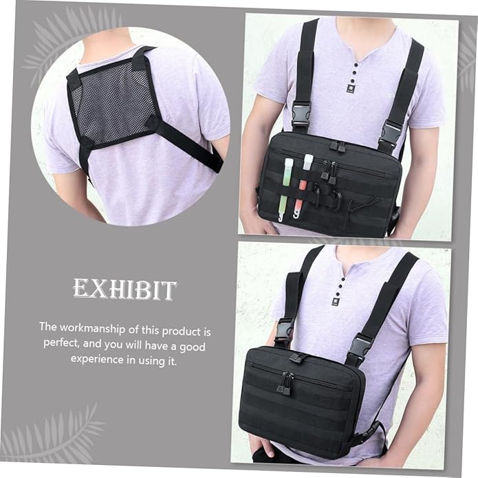 Chest Bag Pocket Chest Bag Sports Bag Pouch Back Gym Bag Sports Chest Bag Chest Bag Outdoor Chest Pouch