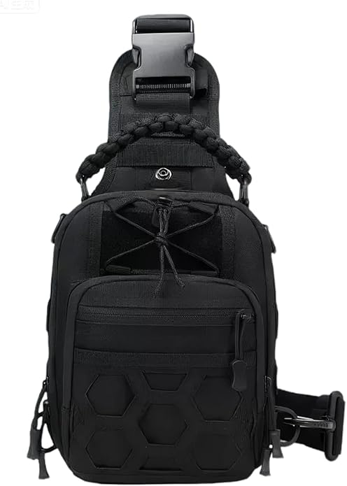 Tactical Sling Bag for Men Military EDC Molle Backpack Adjustable Strap Climbing Camping Fishing Trekking Molle Bags