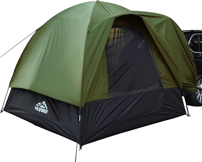 WildFinder SUV Tent Rectangle Car Tent for Family Waterproof &amp Windproof for Car Camping Large Camping Tents with Storage Bag SUV Van Jeep
