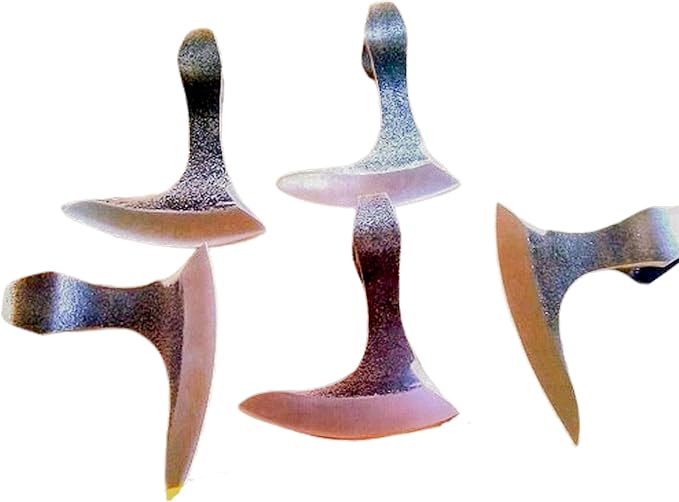 WHS101-6'' Inch Lot of 5 x Viking Axe Head 5160 Custom High Carbon Steel Axe Head Only Tomahawk Hatchet Beared Camping Axe Blade Vintage Combat Ragnar Axe Blade (Ragnar Ax)