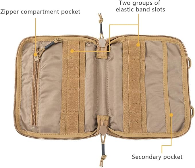 EXCELLENT ELITE SPANKER Tactical Molle Admin Pouch EDC EMT Utility Tool Bag Military Waist Organizer Pouches