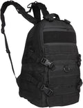 Tactical Backpack - Military Survival Patrol Bag - 40L Bug Out Bag - Molle webbing - for Camping Hunting Hiking Trekking &amp other Outdoor Adventures - Black