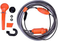 Zerone Camping Shower Portable Outdoor Shower Kit 12V Car Plug Vehicle Mounted Shower Kit for Camping Travel Outdoor Camp Showerhead Kit with Strong Pump Cable Length: 4.88m/16ft