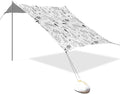 Beach Canopy with Windproof Ropes &amp Sandbags Beach Tent Sun Shade Sun Shelter for Camping Trips Fishing Backyard Fun or Picnics Planet