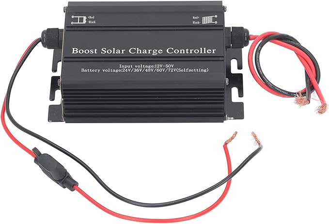 24V 36V 48V 60V 72V Solar Boost Controller MPPT 97% Efficiency Step Up Solar Battery Charging Controller for Vehicle