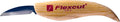 FLEXCUT KN14 Roughing Knife 2″ High-Carbon Steel Straight Blade Ergonomic Ash-wood Handle 0.15 lb Flexible Spring Steel Shaft Made in USA