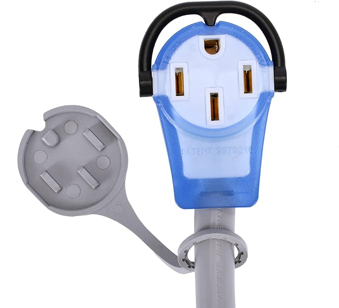 50Amp EV/RV/Welder Power Cord NEMA 14-50P with 14-50R Series Connector to 6-50R Adapter1.5 FT (50MF/6-50R Gray)