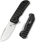 Kizer Nice Guy Pocket Folding Knife 2.84 154CM Blade Lightweight Sharp Camping and Hiking Knife G10 Carbon Fiber Handle Liner Lock Flipper Knives V3011C1