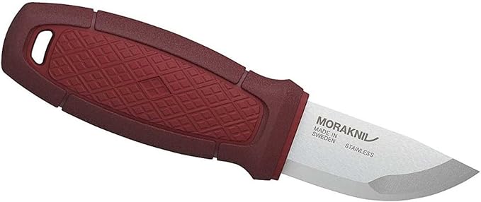 Morakniv Eldris Fixed-Blade Pocket-Sized Knife with Sandvik Stainless Steel Blade Lanyard and Firestarter 2.2-Inch
