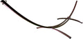 15 Ft Indoor/Outdoor Powder Coated Galvanized Steel Arc Hammock Stand. Strongest Supports Single/Double Hammock Bed.(Brown)