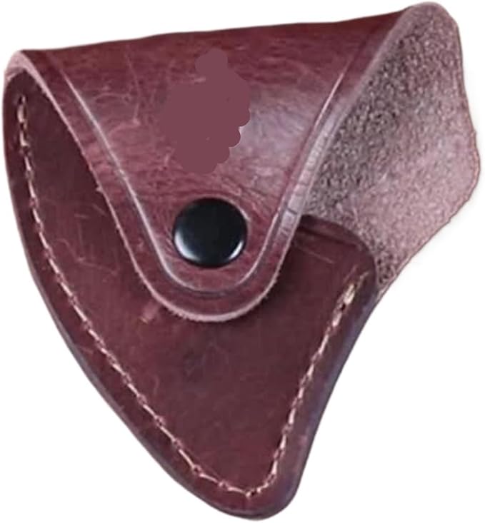Hatchet Sheath PU Leather Holder Handmade Portable Waist Head Cover Axe Head Cover for Camping Outdoor Tool for Outdoor Camping Blade Protection