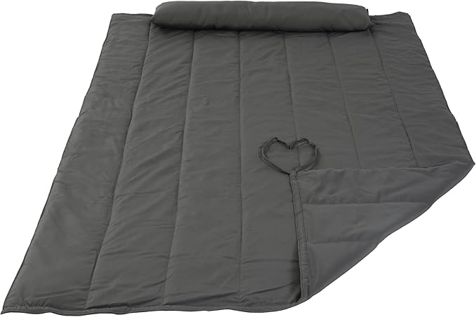 SUNCREAT Outdoor Portable Hammock Pad 2 Person Polyester Hammock Pad Dark Gray