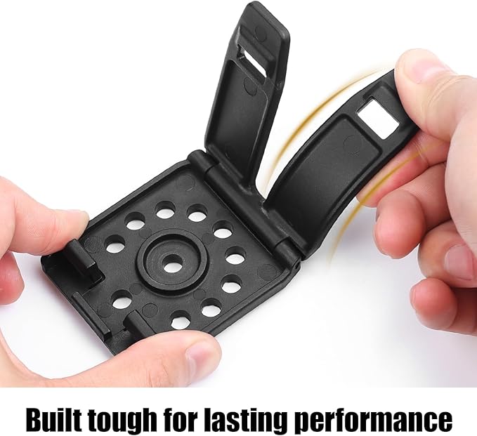 GUN &amp FLOWER MOLLE Adapter for Holsters Mag Pouches Knife Sheath– Compact Nylon Gear Mount (2.83x2.20) – Fits Belts Vests Backpacks – 1/2/4 Pack Options Universal Gearwheel Fit