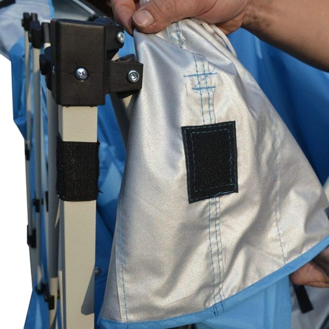 Impact Canopy 040000003 Slant Leg Canopy 10' x 10' Blue-No Sidewall