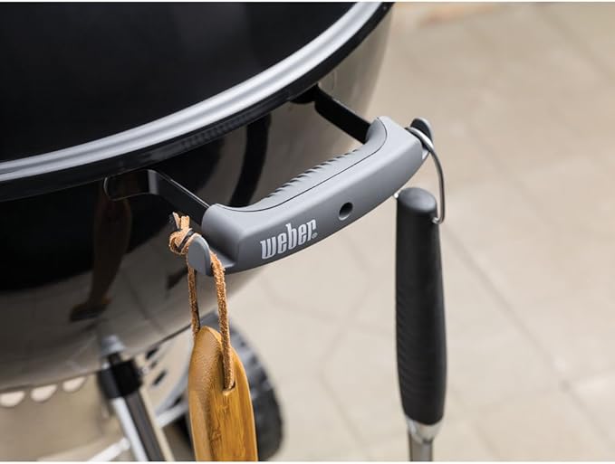 Weber Original Kettle Premium Charcoal Grill 22-Inch Black – Outdoor BBQ Grill with Built‑In Thermometer Heat Control Dampers &amp One‑Touch™ Cleaning System