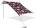 Beach Canopy with Windproof Ropes &amp Sandbags Beach Tent Sun Shade Sun Shelter for Camping Trips Fishing Backyard Fun or Picnics Panda