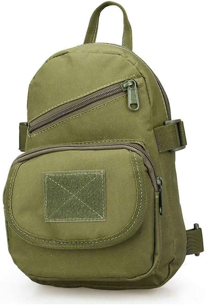 Sunnystacticalgear Outdoor Sports Hiking Sling Bag Shoulder Pack Camouflage Tactical Chest Pack - Green