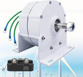 12000W low rpm permanent magnet generator 3 Phase Gearless Permanent Magnet AC Alternator Water Wind Turbine Generator With RectifierWind turbine with rectifier (120 Volts)