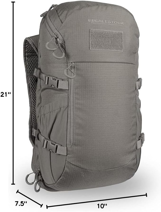 Eberlestock Jacknife Pack - Premium Tactical Backpack for Outdoor Adventures and Hunting - Durable Versatile and All-Weather Ready Gray