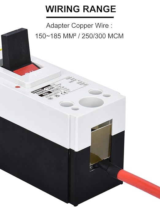 DIHOOL 400 Amp Heavy Duty Battery Disconnect Switch DC Circuit Breaker for Car Audio RV Marine Boat Truck Trolling Motors