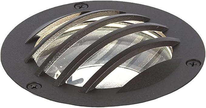 WAC Landscape Lighting Round Rock Guard for WAC Landscape Lighting 3in Well Light in Solid Brass Coated with Bronze