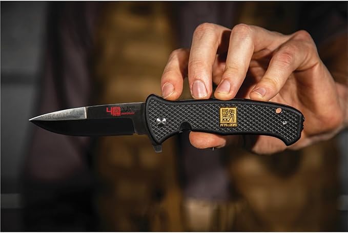 Al Mar Knives - Knife 40THS LLSA D2 58HRC Satin 3.6IN TRAD GLNYLON