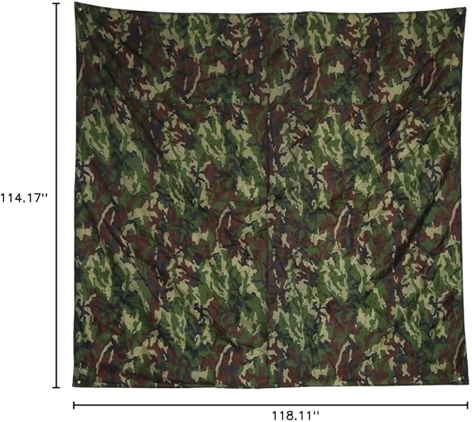 Dioche Camping Tent Portable Store Outdoor Lightweight Camouflage Mat Refuge for Backpacking Trip Travel
