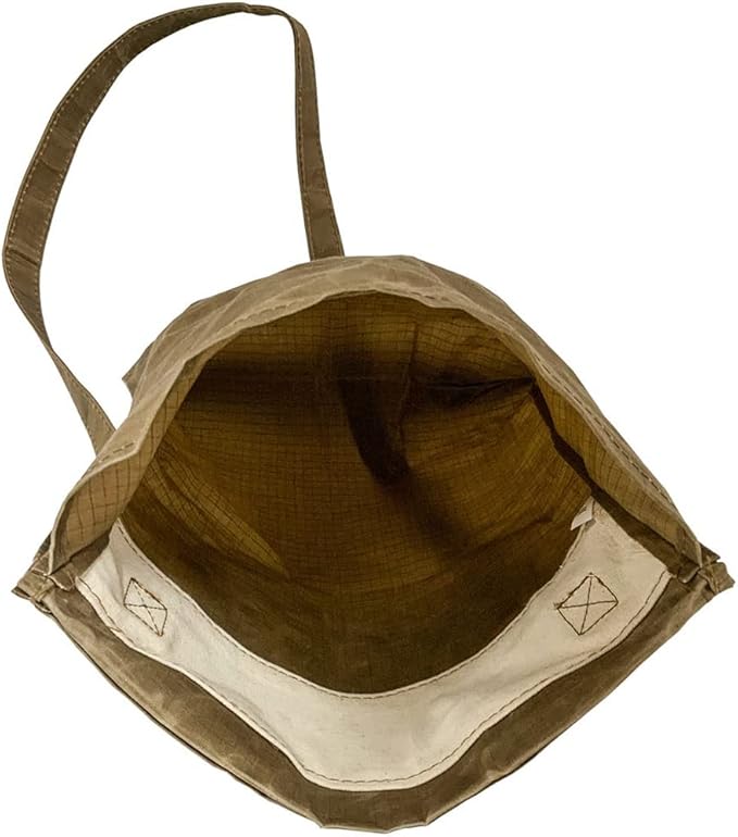 The Pathfinder School Durable Ripstop Waxed Canvas Bag - Haversack - Bushcraft Gear - Single Strap Hiking Pack Gathering Satchel - Pathfinder Survival Bushcraft Bag - 15 x 12