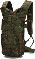 Tactical Backpack Small Military Daypack Assault Pack Rucksack Bag for Travel Hiking Running Outdoor Sports (Jungle Digital)