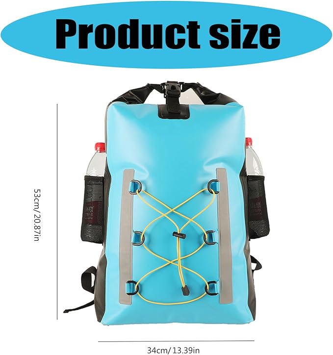 Dry Backpack Water Proof Floating 30L Water Proof Backpack with Side Bag Dry Bag Water Proof Bag for Kayaking Boating