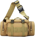Outdoor Sports Hiking Pack Range Bag Molle Camouflage Tactical Camera Gear Bag - Tan