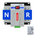 110V Dual Power Automatic Transfer Switch 2P 63A CE Certified ATS Generator Changeover Switch 50Hz/60Hz
