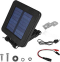 6V Solar Panel for Deer Feeder Efficient Charger w/Adjustable Mounting Bracket &amp Alligator Clips 6V Solar Panel Compatible with Game Feeder Timer &amp Rechargeable Batteries