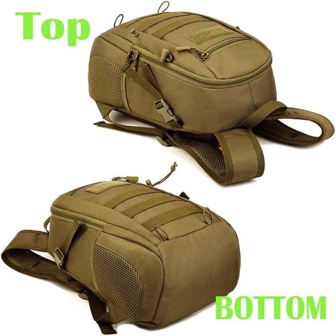 CREATOR Military Tactical Backpack for Men Mini Daypack Small Tactical Assault Bag for Hunting Camping Trekking