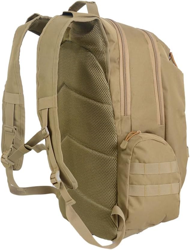 45L Waterproof Fishing Hunting Backpack Outdoor Military Rucksacks Tactical Sports Camping Hiking Trekking Bags (Khaki)