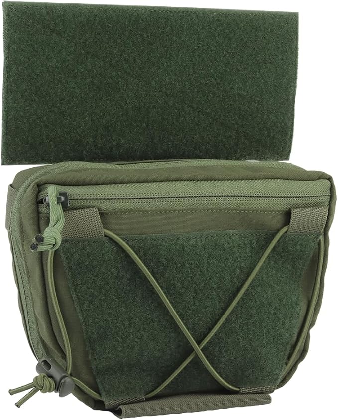 Tactical Vest Sub Abdominal Pouch Dump Drop Pouch Hunting Vest Fanny Pack Quick Release Airsoft Vest Expansion Gear