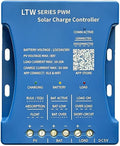 30A Solar Charge Controller 12V/24V/36V 80V Max PV Input W i-Fi Blue Tooth LCD Display for LiFePO4/AGM Batteries RV/Camper Use Off-Grid Solar Panel Regulator with Temperature Compensation