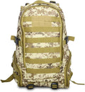 Outdoor Sports Pack Hiking Bag Tactical Rucksack Camo Knapsack Combat Camouflage Tactical 35L Molle Backpack - DD