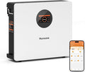 48V 100Ah LiFePO4 Lithium Battery Bluetooth with Active Balancing &amp Wall-Mounted 5.12kWh 100A BMS &amp LCD Monitor Grade A Cells 6000+ Cycles &amp 10-Year Lifespan for Home Energy Storage S