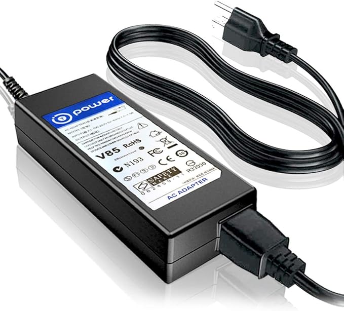T POWER 12-30V Ac Dc Adapter for Vtoman Jump 600X Portable Power Station LFP Powered Generator PS600 600W Battery Chrager Class 2 Power Supply