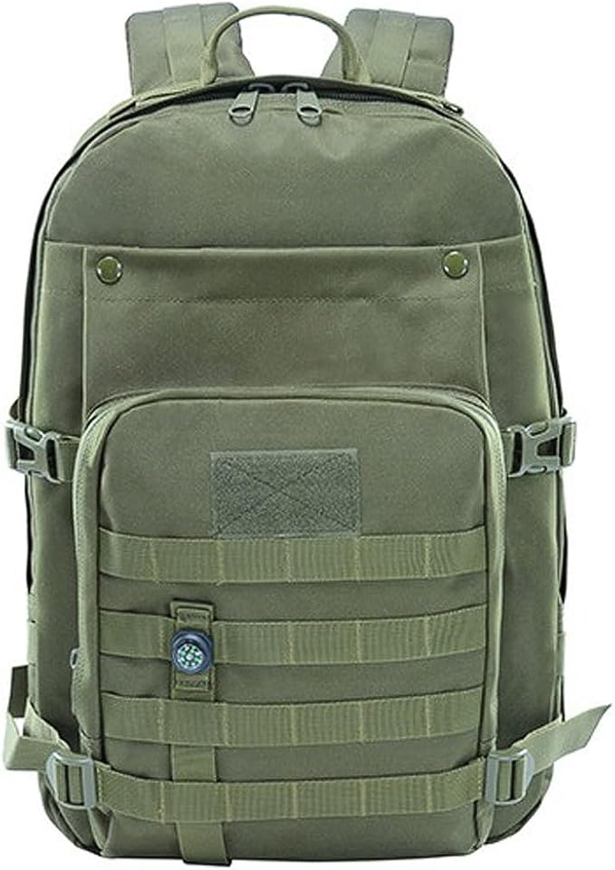 41L Military Tactical Backpack For Men Camping Hiking Trekking Daypack Rucksack Bag MOLLE 3 Day Assault Pack (Military Green)