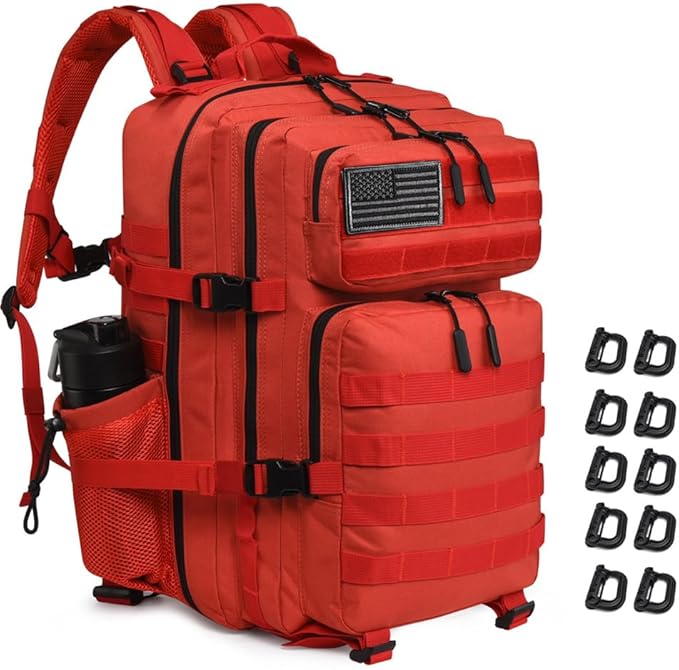 45L Tactical Backpack for Men Women Military Assault Pack with MOLLE Large 3 Day Bug Out Bag for Hiking Camping