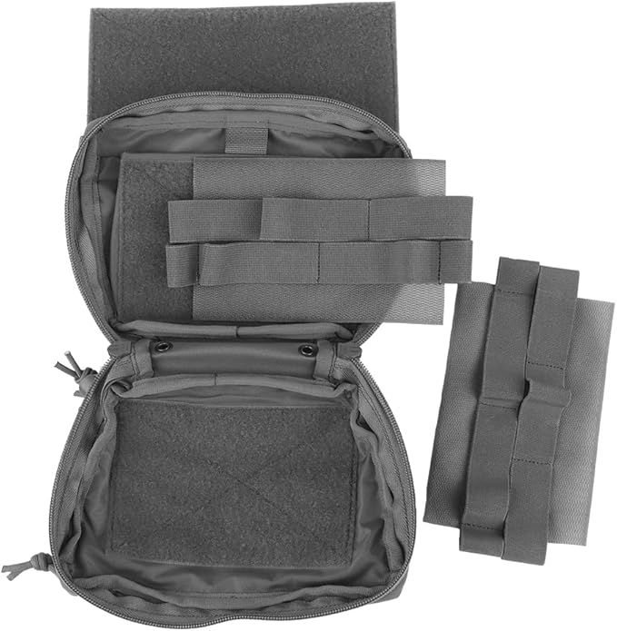 Tactical Quick Release Dump Drop Pouch with Hook &amp Loop Fanny Pack Waist Bag Utility Tool Organizer Admin Pouch