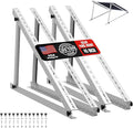 Solar Panel Mount Brackets 2 Sets 45 inch Adjustable with Foldable Tilt Legs Suitable for 2-4pcs 180 200 300 400 500 Watt Solar Panel for Roof RV Boat and Off-Grid