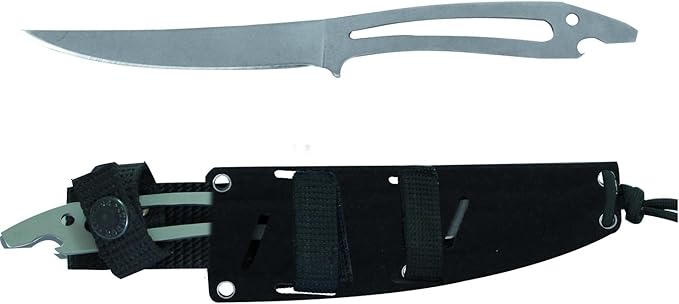Condor Tool &amp Knife Tarpon Knife 4-1/2in Blade Steel Handle with Sheath