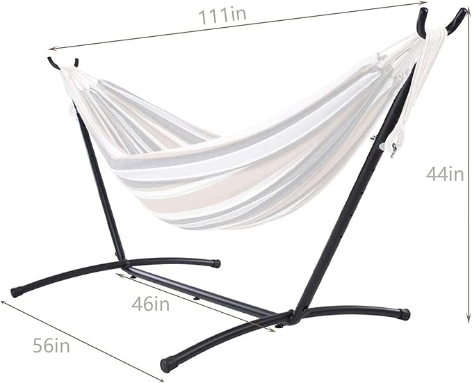 9ft Hammock Stands Portable Hammock Stand Only Hammocks with Carrying Bag for Outdoor Patio Porch(NO Hammock)